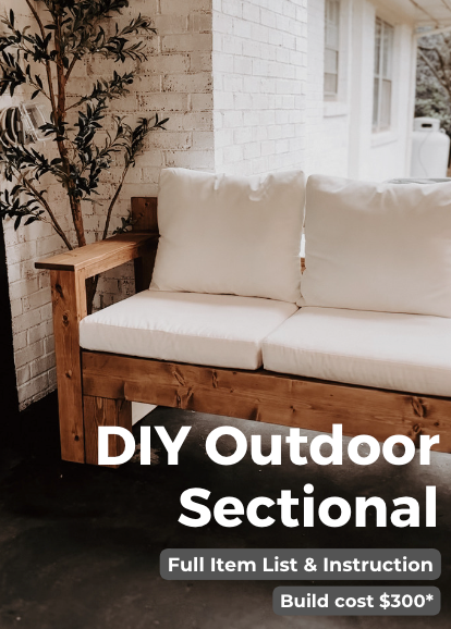 DIY Outdoor Patio Sectional | Build Guide